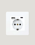 Épure - Tomacorriente eléctrico de acero inoxidable.