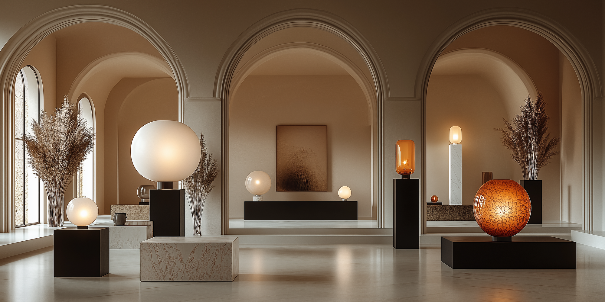 Boutique design de luminaires haut de gamme arc & embers