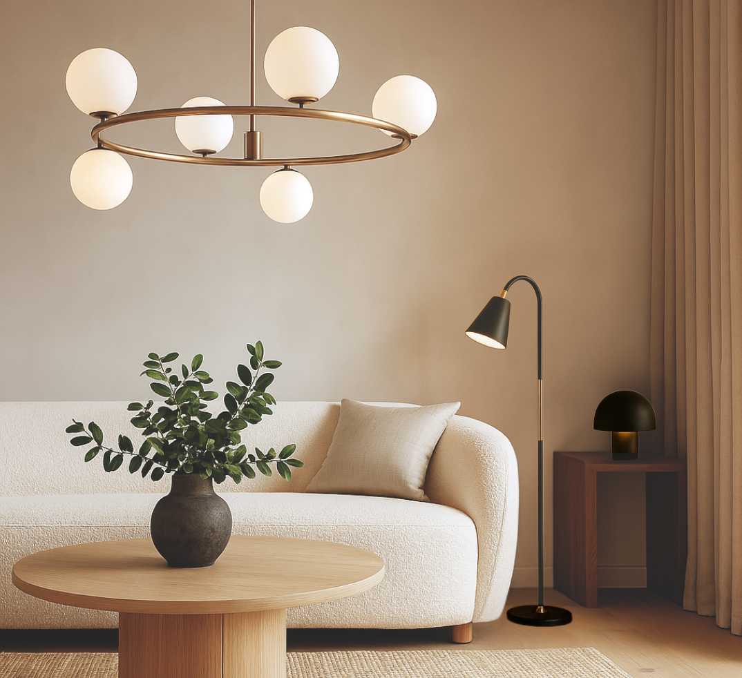 Ø 60 cm ⭥Hauteur ajustable jusqu’à 150 cm.