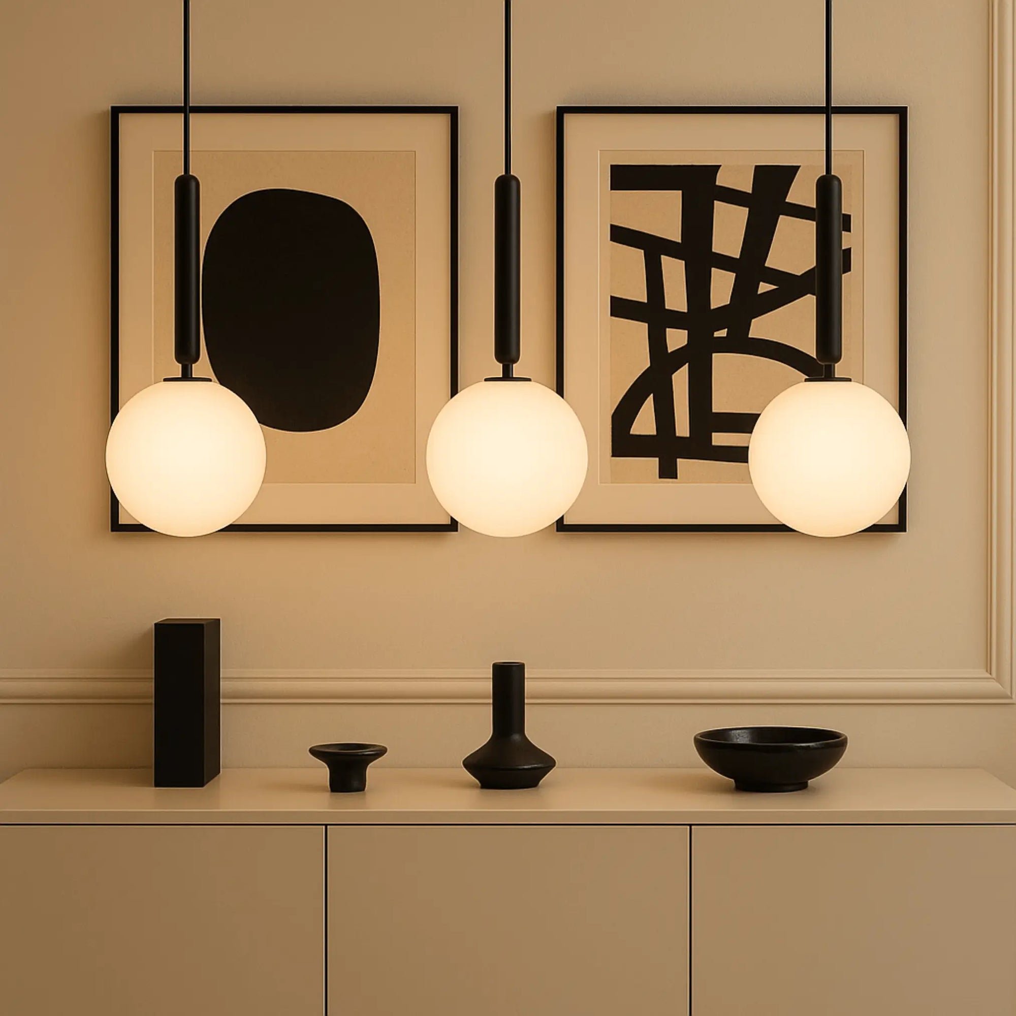 Ø 20 cm ⭥Câble ajustable jusqu’à 200 cm