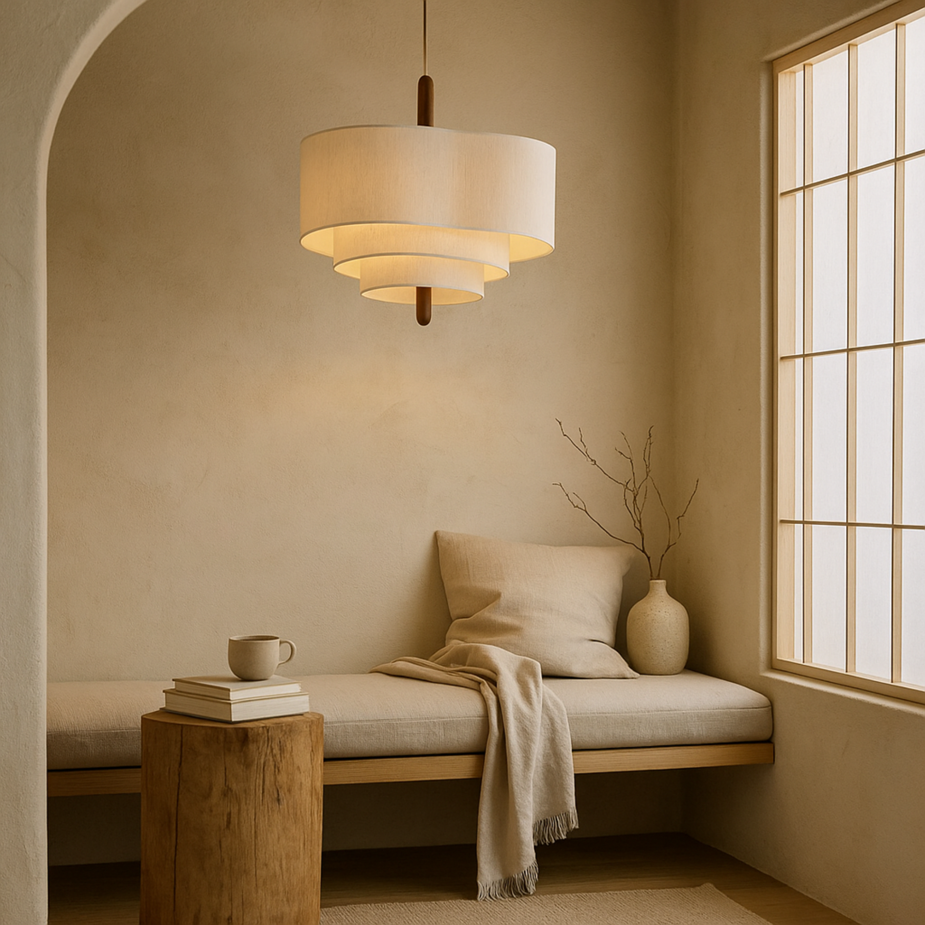 Ø 58 cm x ⭥ 35 cm - câble ajustable jusqu'à 120 cm