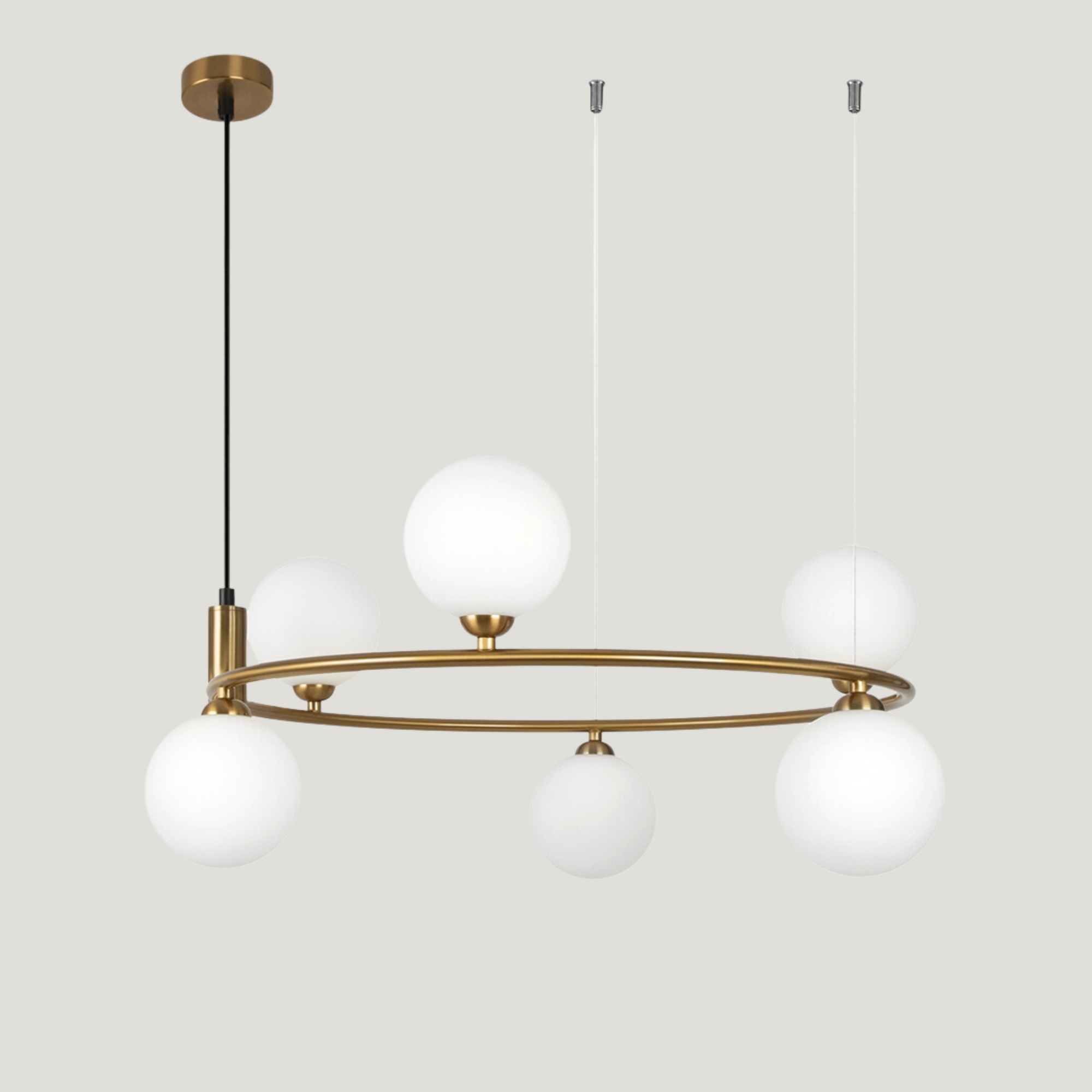 Ø 60 cm ⭥Hauteur ajustable jusqu’à 150 cm.