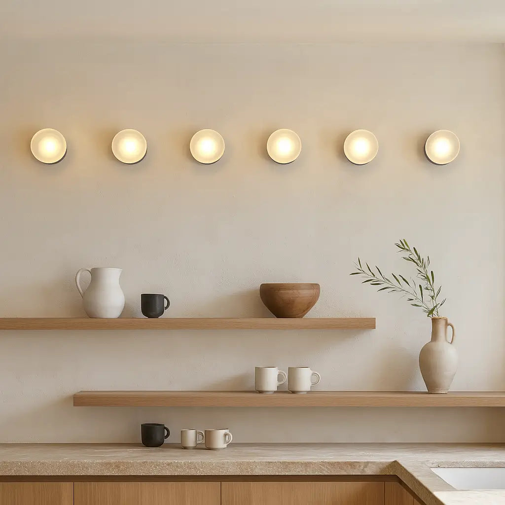 Orbis - Lámpara de pared de diseño en cristal 